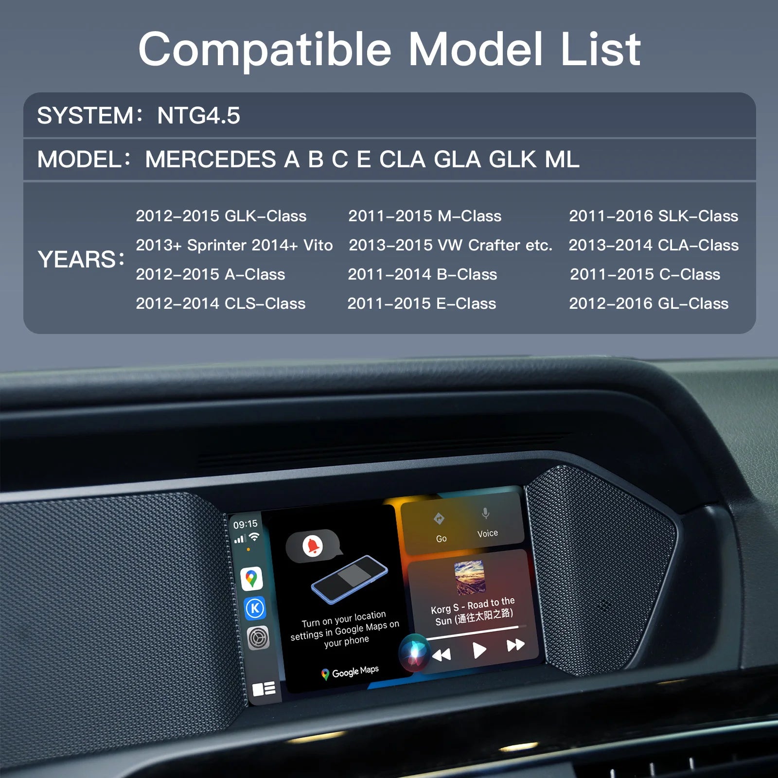 Wireless CarPlay & Android Auto Kit for Mercedes-Benz | Star Upgrade