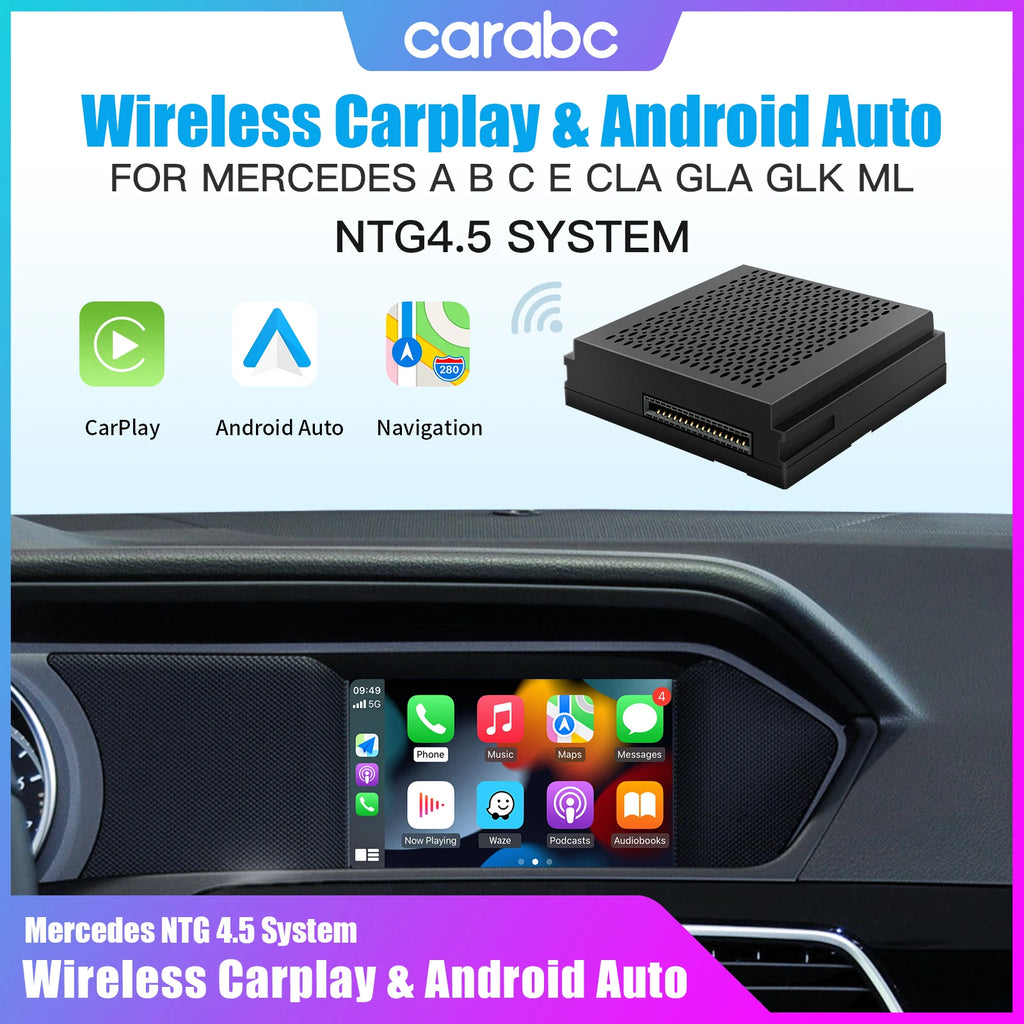 Wireless CarPlay & Android Auto Kit for Mercedes-Benz | Star Upgrade